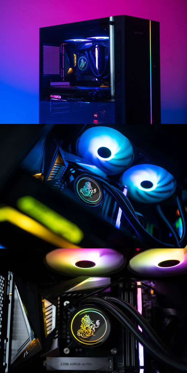 1621752084604.jpg Kirin Computer CPU Water Cooling Radiator ARGB Fan 2