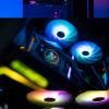1621752093486.jpg Kirin Computer CPU Water Cooling Radiator ARGB Fan 2