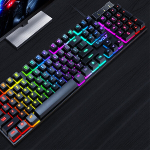 442372490627.jpg Gaming Usb Luminous Wired Keyboard Floating Manipulator